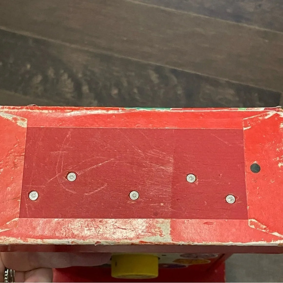 Vintage 1960s Fisher Price Music Box Teaching Clock - Picture 7 of 8